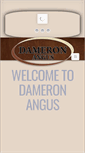 Mobile Screenshot of dameronangus.com